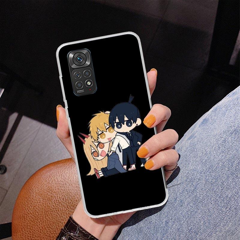 Chainsaw Cartoon Phone Case For Xiaomi Redmi Note 15 14 13 12S 12 11 Pro Plus 14S 11S 11E 10 10S 11T 5G Personalized Cover Redmi