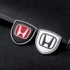 1Pc Car Metal Shield Logo Car Side Window Body Badge Stickers For Civic 10th 11th Gen Hrv Jazz City Fit Accord 7 Crv Mugen