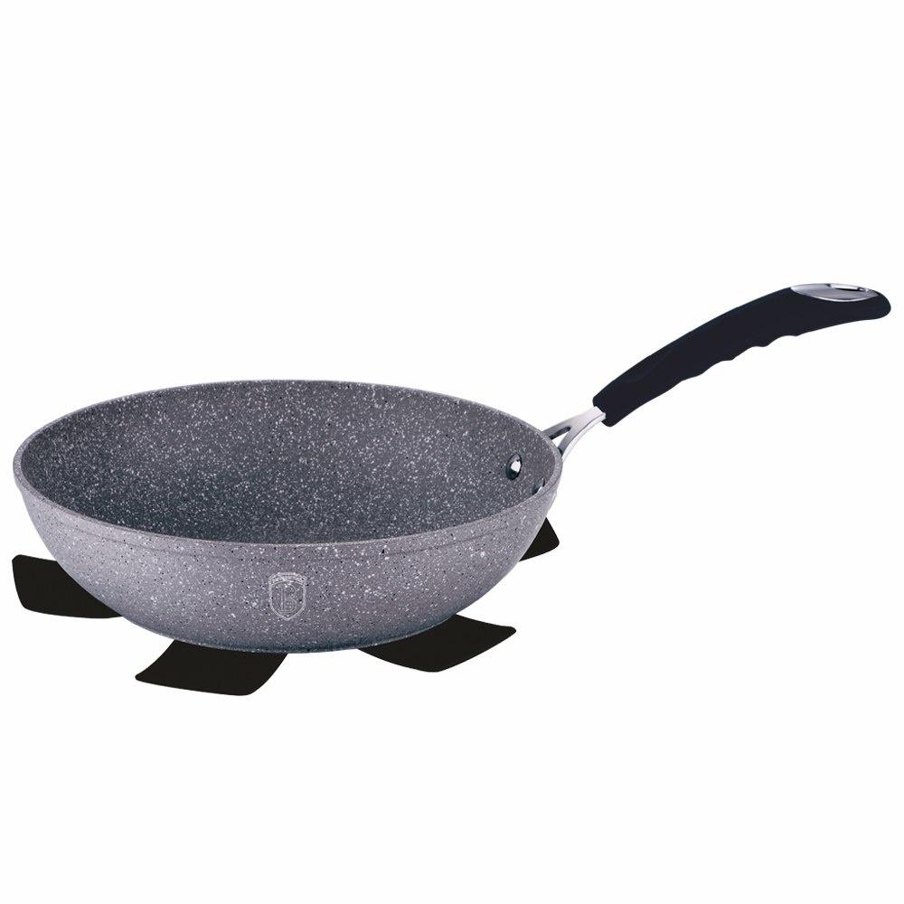 GRANITE WOK BERLINGER HAUS 28cm BH-1159 STONE TOUCH
