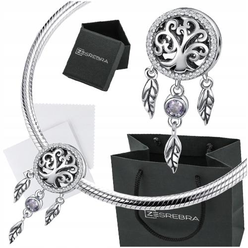 Dreamcatcher Charms 925 Bead Pendant Zircons Beads Tree
