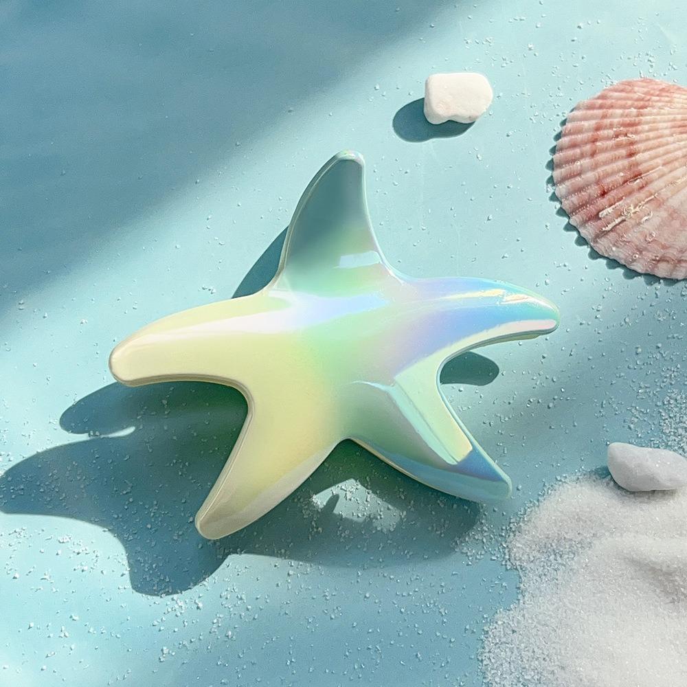 Gradient Color Girl's Hair Clip Ocean Headwear New Starfish Hair Claw Clips  Headdress