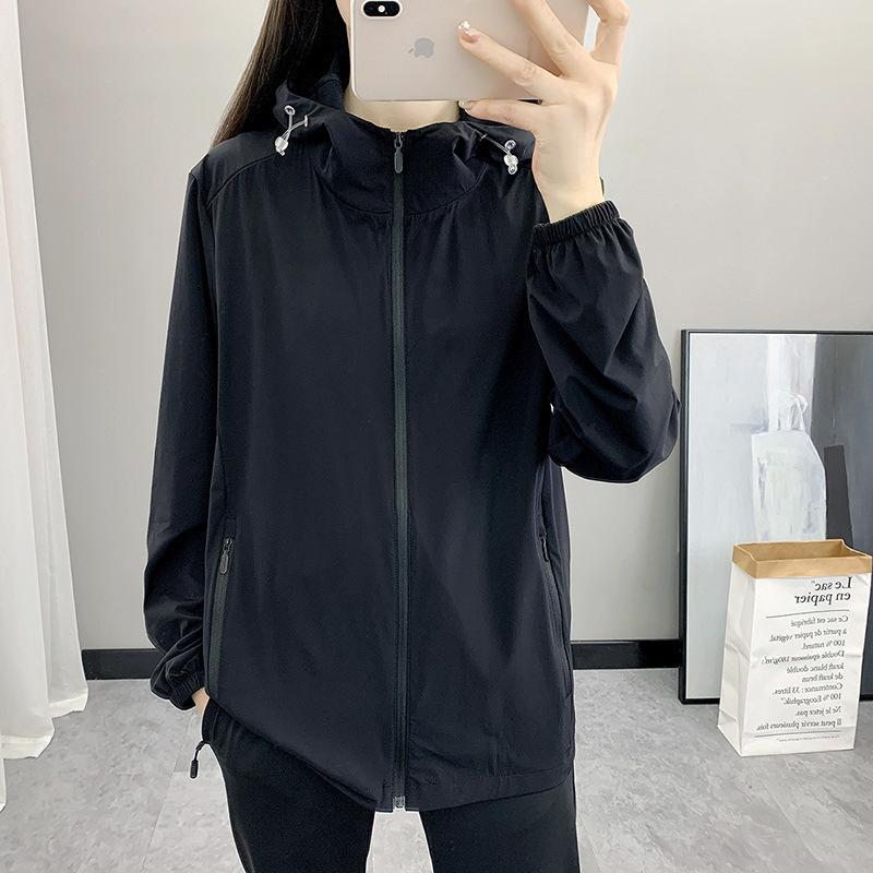 Ice silk original yarn sunscreen clothing for women's outdoor light and thin ice-sensitive UV-proof fishing clothing for men