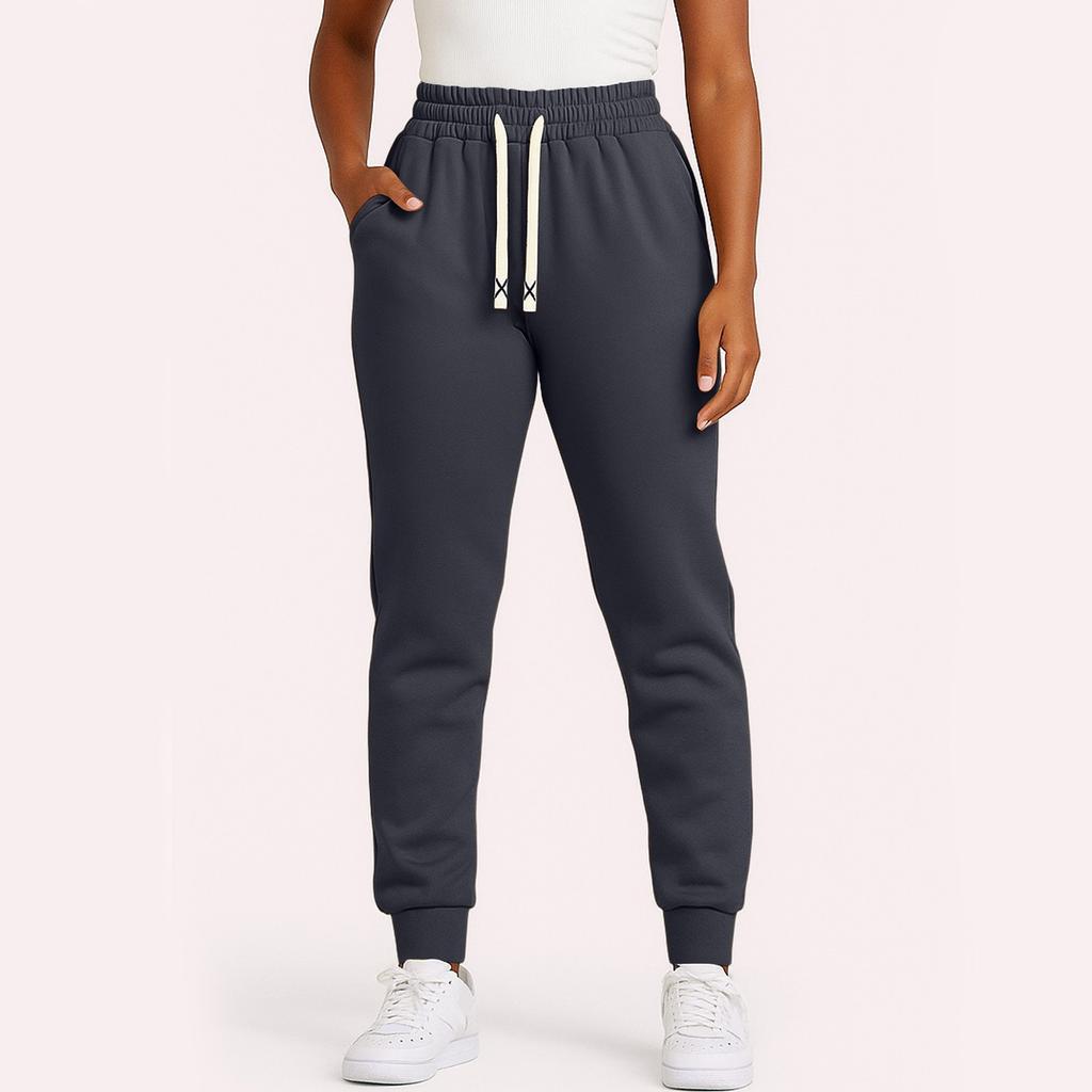 Women's Solid Color Sweatpants, Loose Casual Leggings