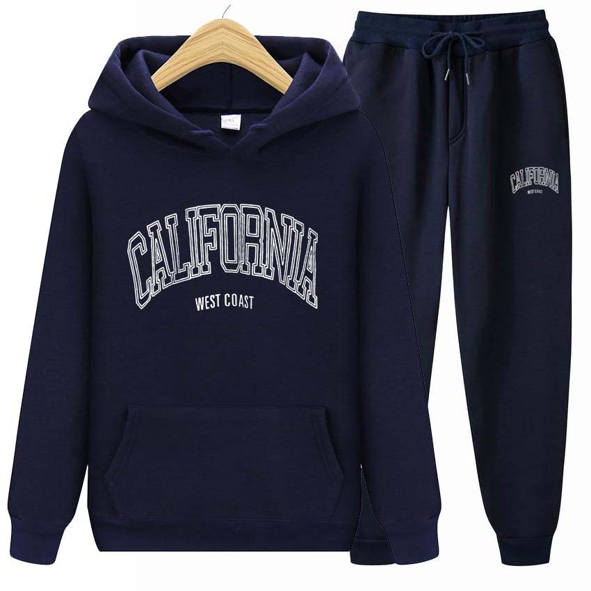 Womens Hoodies Tracksuits Jogger Clothes Women Hoodie Set Hoodies+Pants Two Piece Set  Printing