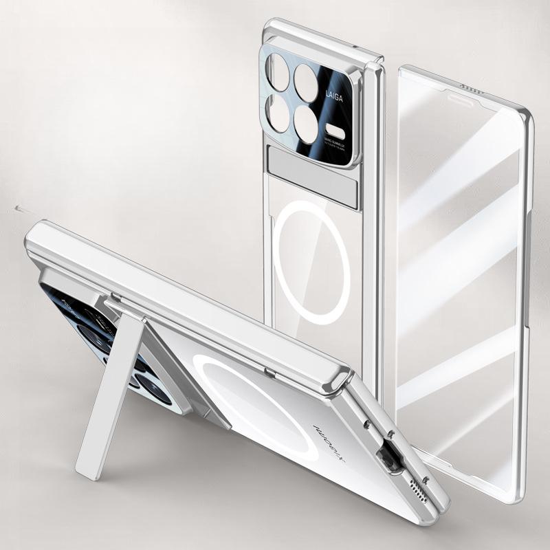 Suitable for Xiaomi Mixfold4 Phone Case, Film, All-in-one Foldable Screen, Anti-drop Stand, Magnetic Attraction, Business Men