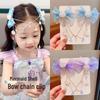 Child's Mermaid Princess Tassel Bow Hair Clip & Headpiece