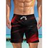 Summer Men's 3D Printed Beach Pants Fashion Versatile Trend Breathable Casual Vacation