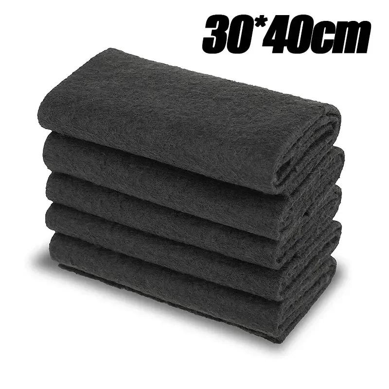 

10 шт. Утолщенная волшебная салфетка для чистки автомобиля, водяной знак, протирание стекла, многоразовая тряпка для чистки окон, впитывающая тряпка для кухни 10pcs