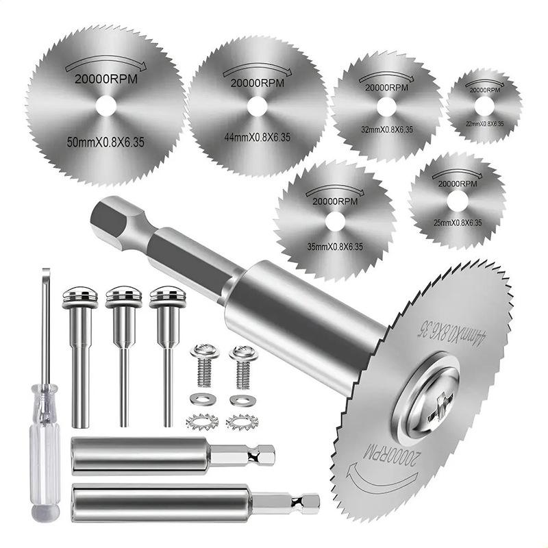 High-Speed Steel Hex Shank Saw Blade Set for Woodworking and PVC Pipe Drilling