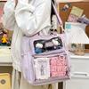 Girl's Ulzzang Ita Bag Large-capacity Crossbody Bag Japanese Comic Exhibition Single Shoulder Bag with Insert New Y2K Sweet 2026