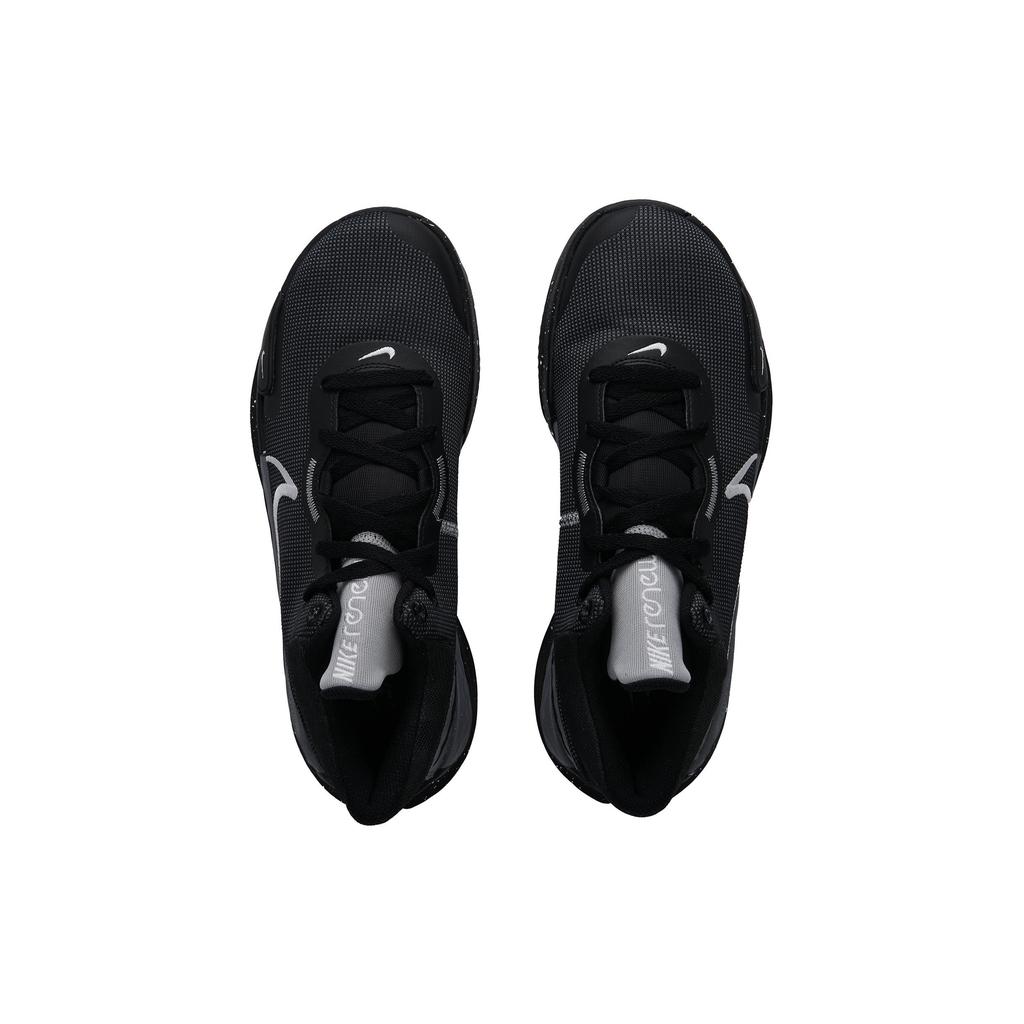 Nike Renew Elevate 3 Mercury Mid top Basketball Shoes Men's Black White DD9304-002(Team645-)