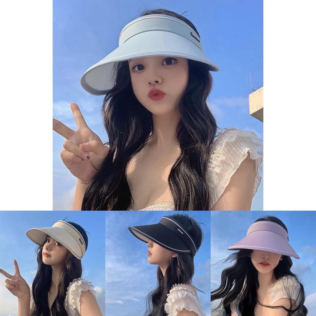 Summer Empty Women Top Hat Large Eave Uv Resistant Sunshade Sun Protection Hat