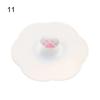 1Pcs Transparent Cartoon Cute Silicone Cup Cover Heat-resistant Leak Proof Sealed Lids Cap Dustproof  Cup Cover Tea Coffee Lids