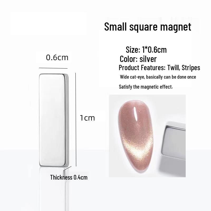 Multifunktionaler Katzenaugen-Nagelkunst-Magnet: Starker zylindrischer Magnet für ausgefallene Blitzeffekte.