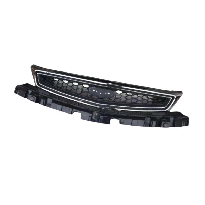 Compatible with 2020-2021 Geely Vision Front Grille Assembly and Radiator Ventilation Grille with Bright Strip. Grille (No Logo) - Standard