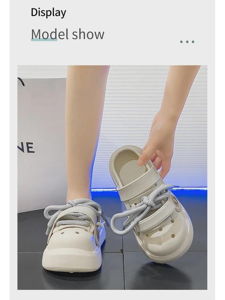 Thick-Soled Couple's Breathable Non-Slip Beach Sandals for Comfortable Holiday Leisure