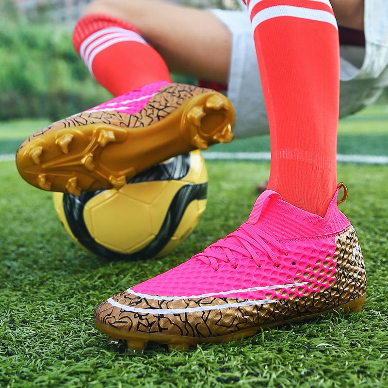 Fußballschuhe Herren Fußballschuhe Schuhwerk Outdoor-Training Professionelles Spiel Fußballschuhe Teenager Futsal Sportsneakers