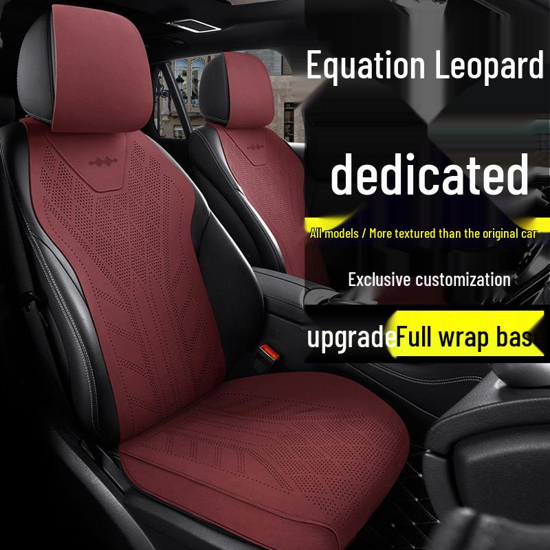Universal Leopard 8 Breathable Seat Covers for 2025 Fangchengbao 5-Seater – All-Season Titanium 3 Cushions