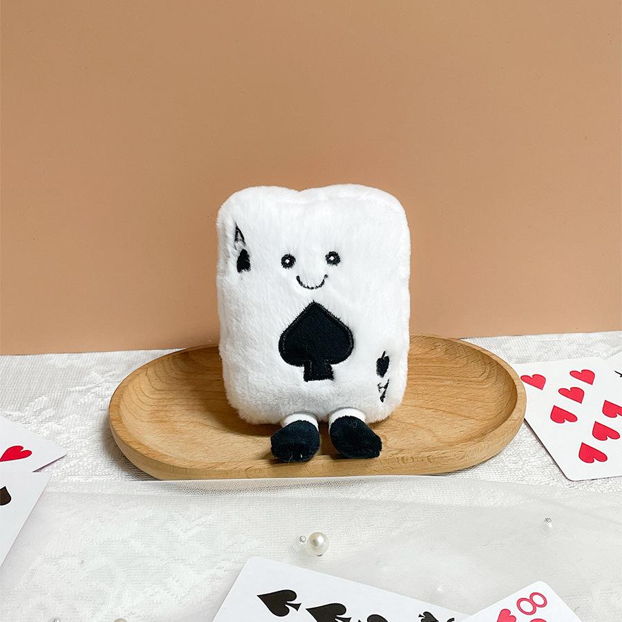 

Cartoon Poker Plush Doll Fun Simulation Poker Doll Video Game City Catching Doll Children s Toy Gifts about 12cm high