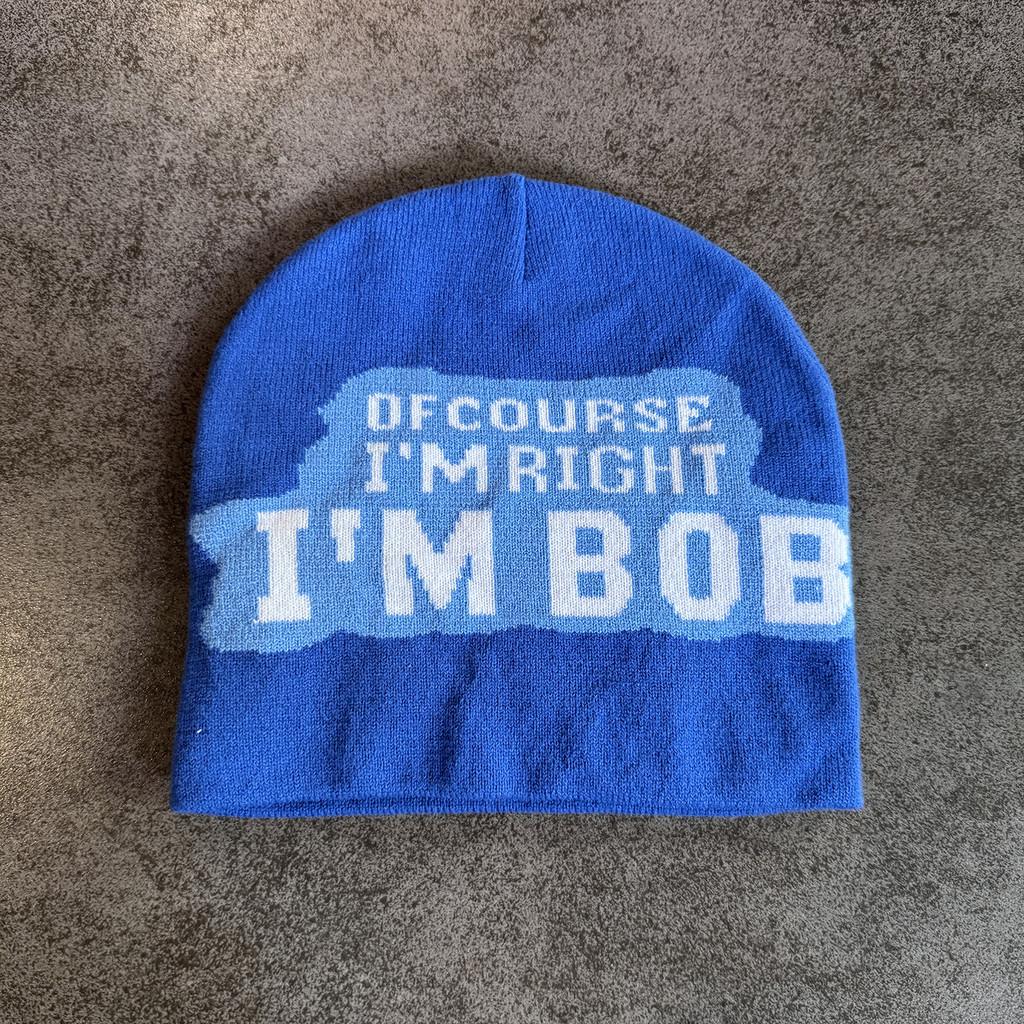 Trendy Solid Color Letter Pattern Teens Warm Casual Knitted Hat Seasons Cold