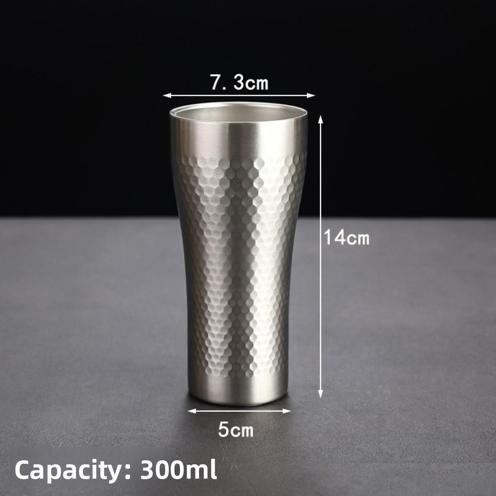 Double-Wall Beer Cups Stainless Steel Juice Tea Cup New Cold Water Drinks Cup Kitchen