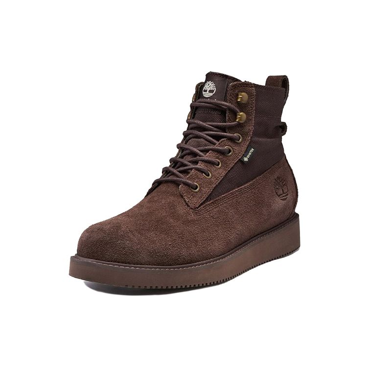 Timberland Vibram Breathable Durable Lightweight Comfortable Short Boots Men Boots Dark-Brown A2JCP