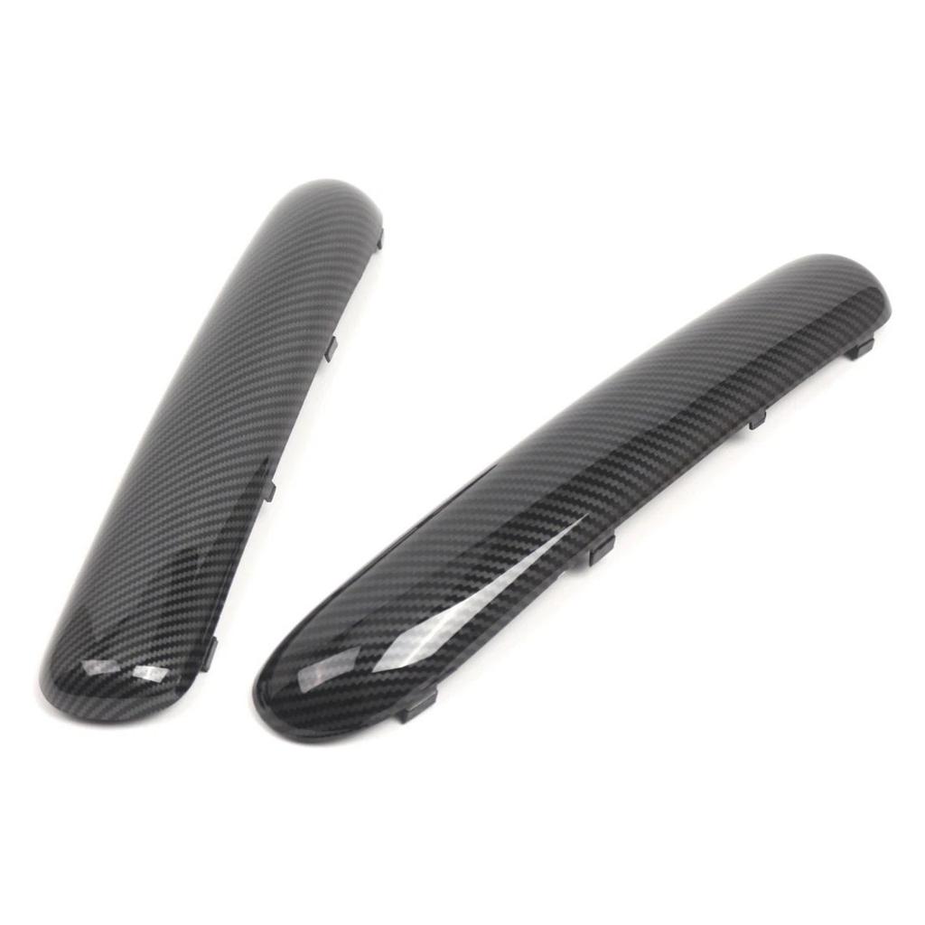 Pair Front Bumper Trim Set For Mini One Cooper R50/R52/R53 01-2004 Carbon Fibre