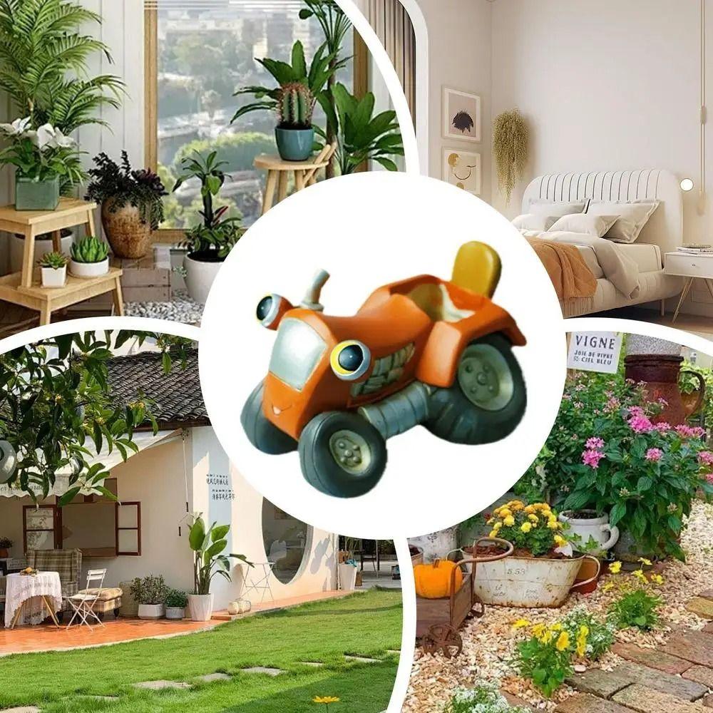 Car Shaped Succulent Flower Pot All Weather Resistant Cartoon Car Figurine  Christmas