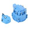 HEI Distributor Cap and Rotor Heavy Duty Large Distributor Cap Set for SBC 283 305 307 327 350 400 K549 Blue