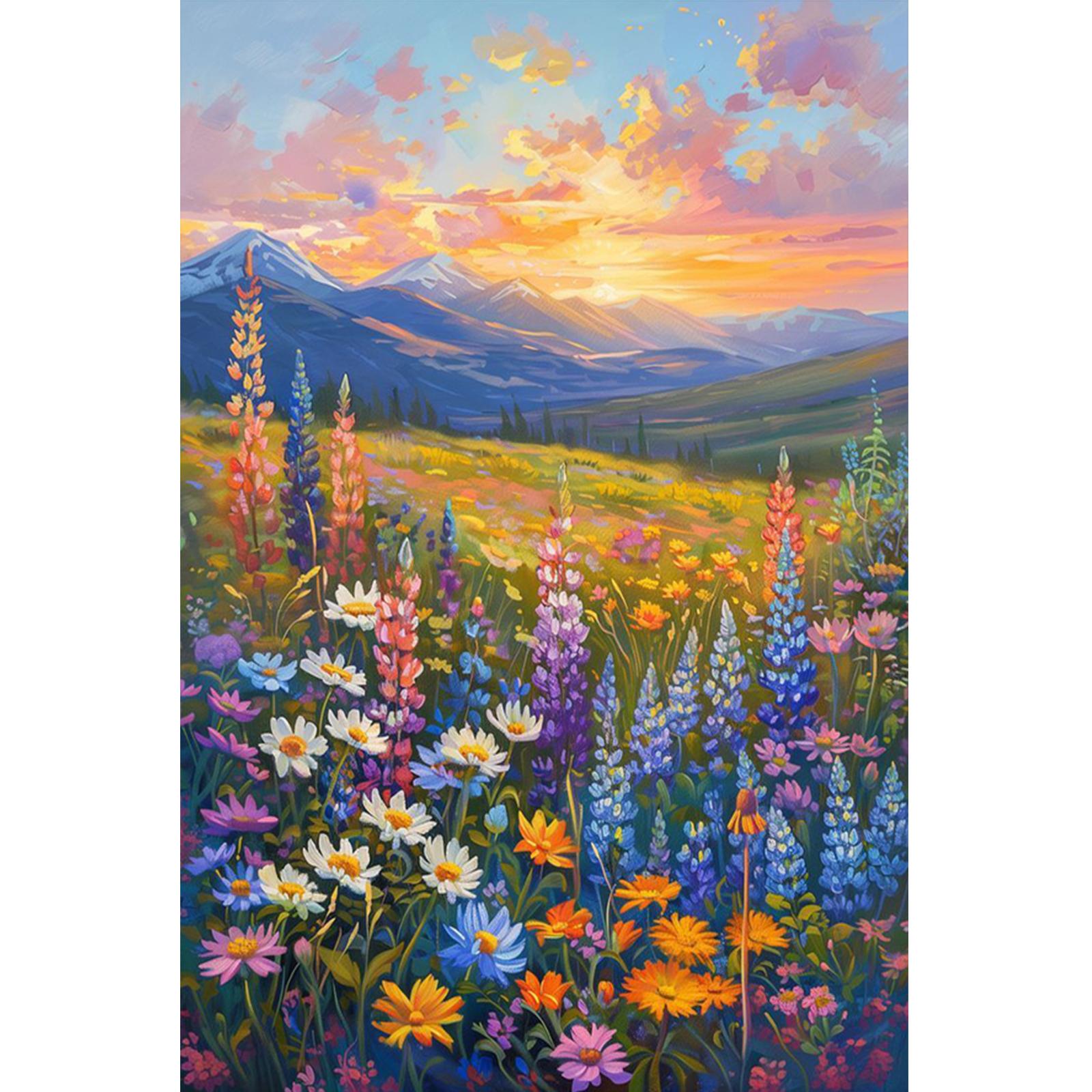 Landscape 5D DIY Diamond Art Painting Kits for Gift Home Wall Decor Round Full Drill Dimond Art Paintings 15.75x23.62in