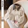 Casual Vacation Versatile Long-sleeved Woolen Tops and Jackets for Women 2025 Autumn and Winter