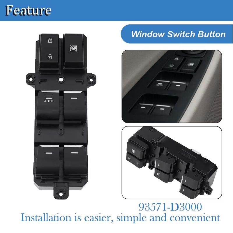 Electric Power Master Window Switch for Hyundai Tucson2015~ Front Left Glass Lifter Control Regulator Button Car Accessories