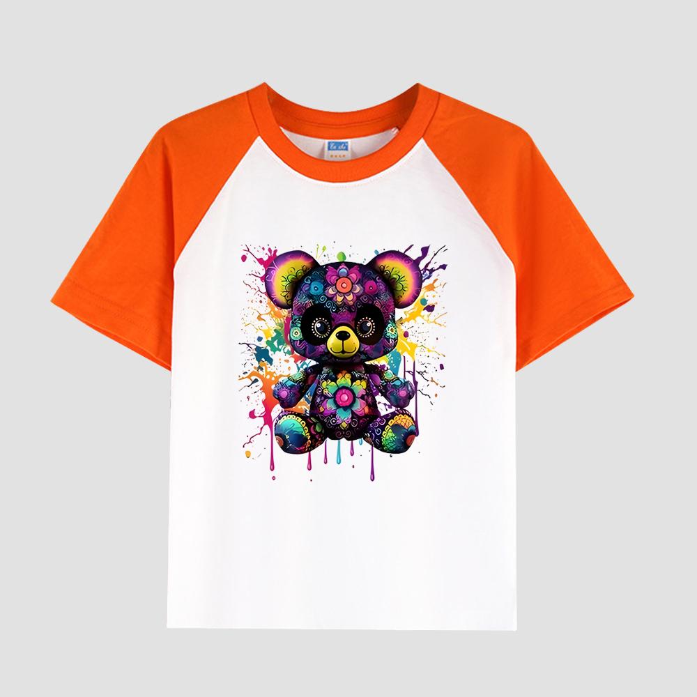 

Футболка для мальчиков с коротким рукавом, круглой горловиной, хлопчатобумажная ткань, стильный летний детский топ 150cm