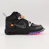 DO6290-001 Off-White Nike Air Force 1 Mid Black Clear Pink Orange Green (Men's)