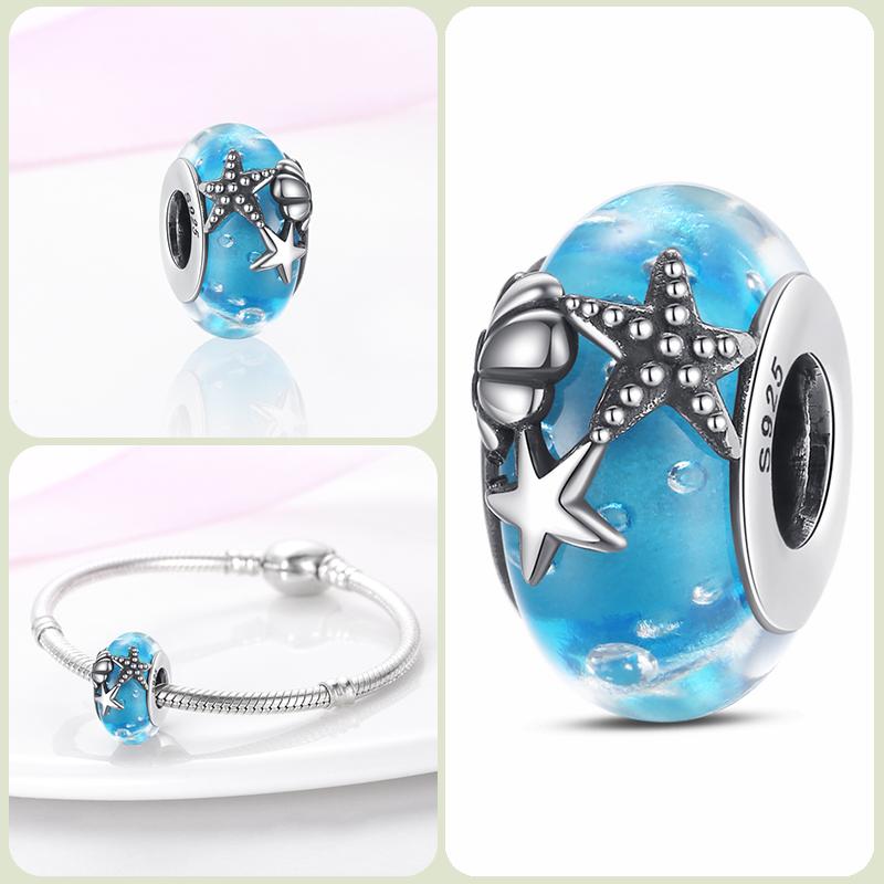 

Модные классические романтические бусины-шармы в виде черепахи из стерлингового серебра S925, подходящие для оригинального браслета, подарок своими руками