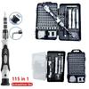 Precision 115 in 1 Screwdriver Set Screw Nuts Bits Kit Magnetic Repair Tools Kit  Home Maintenance