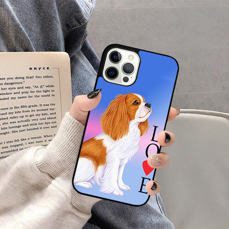 Cavalier King Charles Spaniel Dog Phone Case Cover For iPhone 17 Air 16 15 14 Plus 11 12 13 Pro  Max Coque Cover Shell