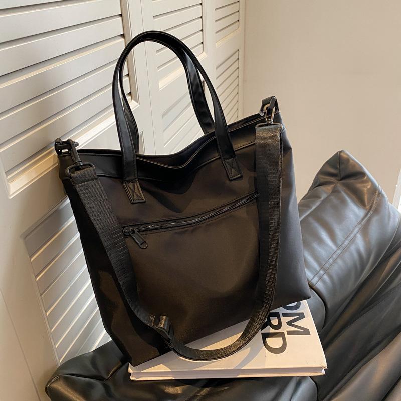 Large Capacity Bag 2025 New Trend Fashion Solid Color Handbag Casual Simple Shoulder Oblique Span Bag