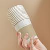 ZISIZ Plain Thickened Disposable Paper Cups