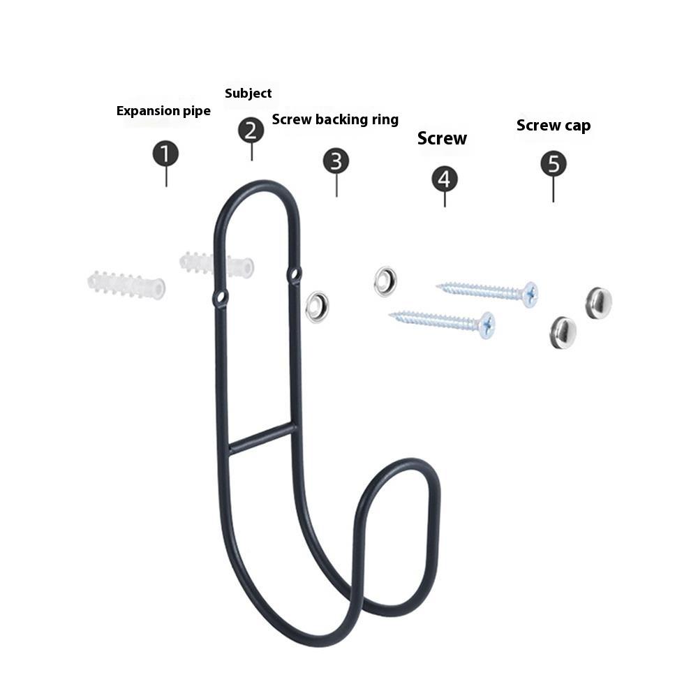 Schlauchaufbewahrungsgestell Haus Wandmontage Außenbereich Garten Wasserleitungsorganisator Metallhaken