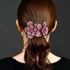 Fashion Rhinestone Flower Hair Clip for Women Korean Style New Headwear Female Top Hair Accessories Mother's Curly Hairpins