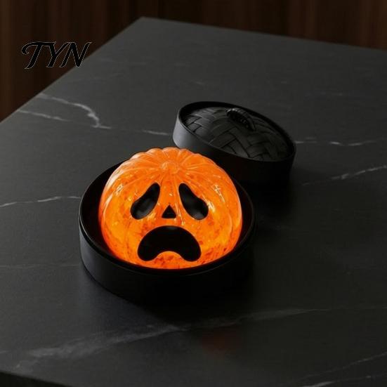 Halloween Classroom Prizes Ghost Bun Stress Ball, Slow Rising Soft TPR Fidget Toy Spooky Sensory for Anxiety Relief, Cute Squeeze in