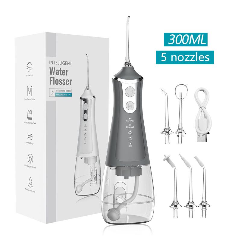 International Large Screen Water Flosser: Portable Electric Oral Irrigator for Dental Care and Teeth Whitening