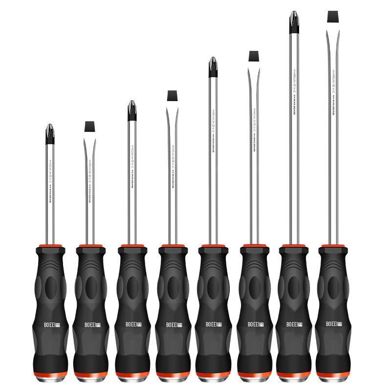 Multi-Function Screwdriver Set: Cross-Head, Slotted, Torx, Hammerable Flat-Head Tools