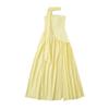 Strappy One-Shoulder Waist-Cinching Backless Formal Dress for Women