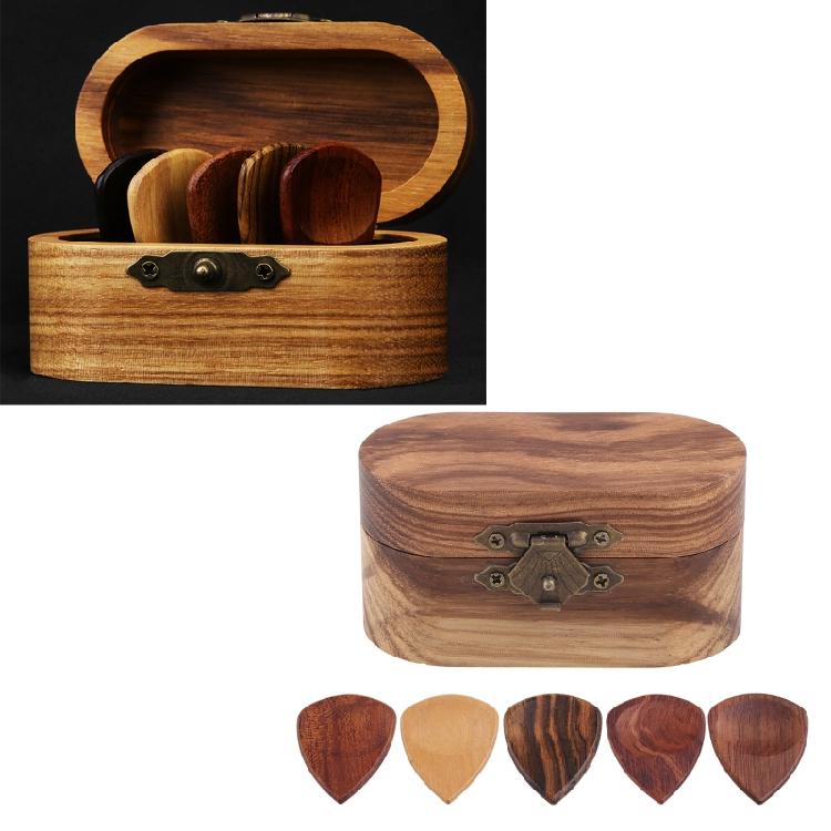 Guitar Pick Plectrum Hearted Shape Picks Wood, Handmade, Groove Design