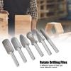 6pcs Rotate Grinding File Bearing Steel Rotating Drilling File Bits Engraving KnifeGray