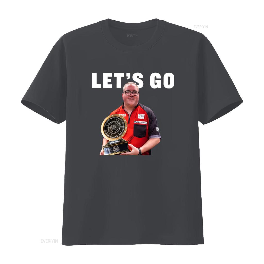 Darts Fan T Shirt Stephen Bunting Lets Go Unisextal For Players Darting Events Apparel Sports Vintage