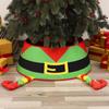 Delicate Sequin Christmas Tree Skirt Sequin Glitter Christmas Tree Skirt Practical Stand Cover for Seasonal Decors