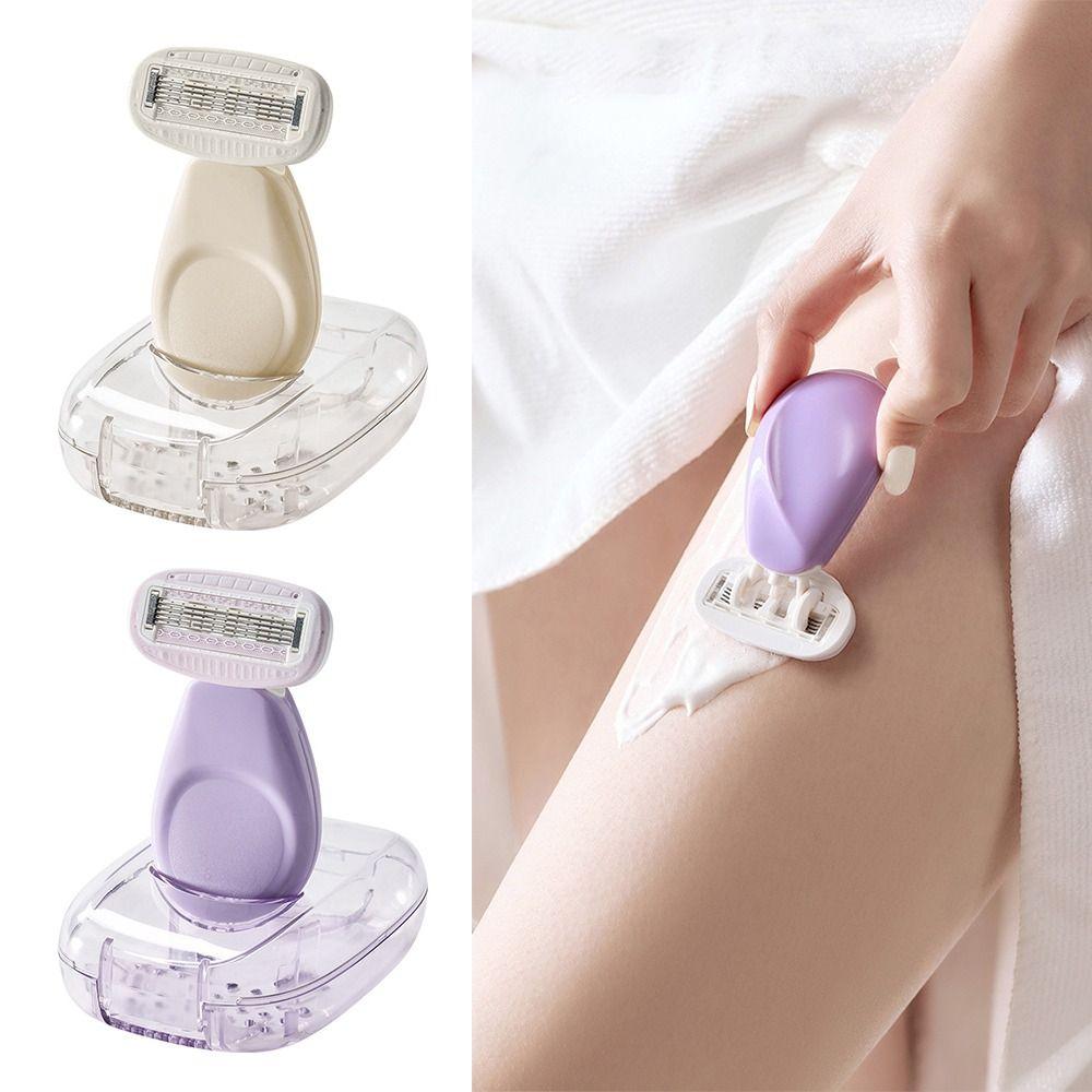 

Portable Women s Shaver No Skin Damage Mini Shavers Gifts Lady Body Hair Razor білий